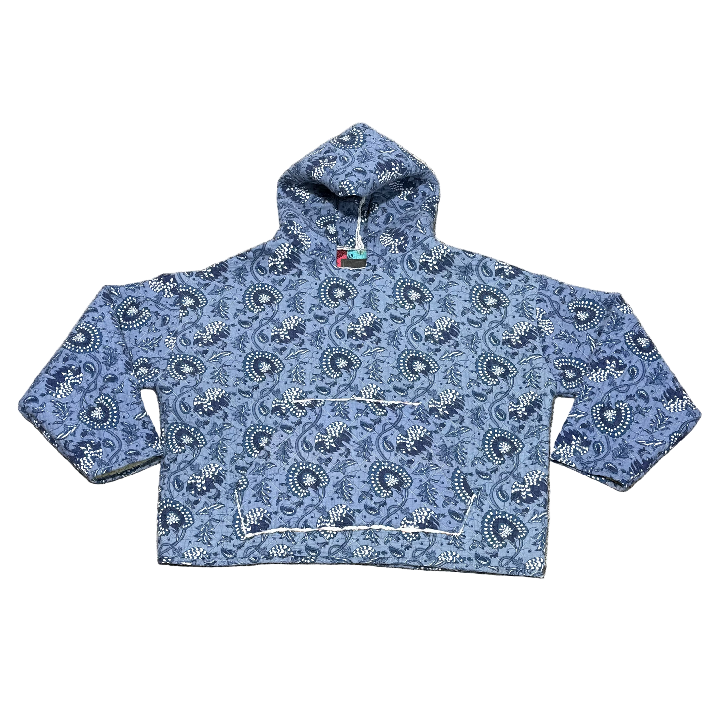 Blue Paisley Quiltoodie (XL)