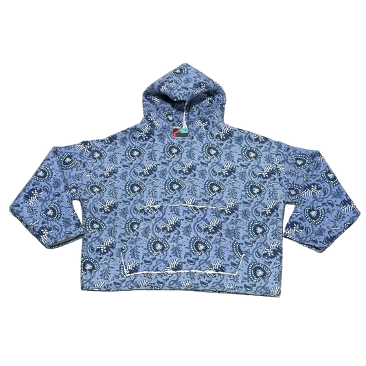 Blue Paisley Quiltoodie (XL)