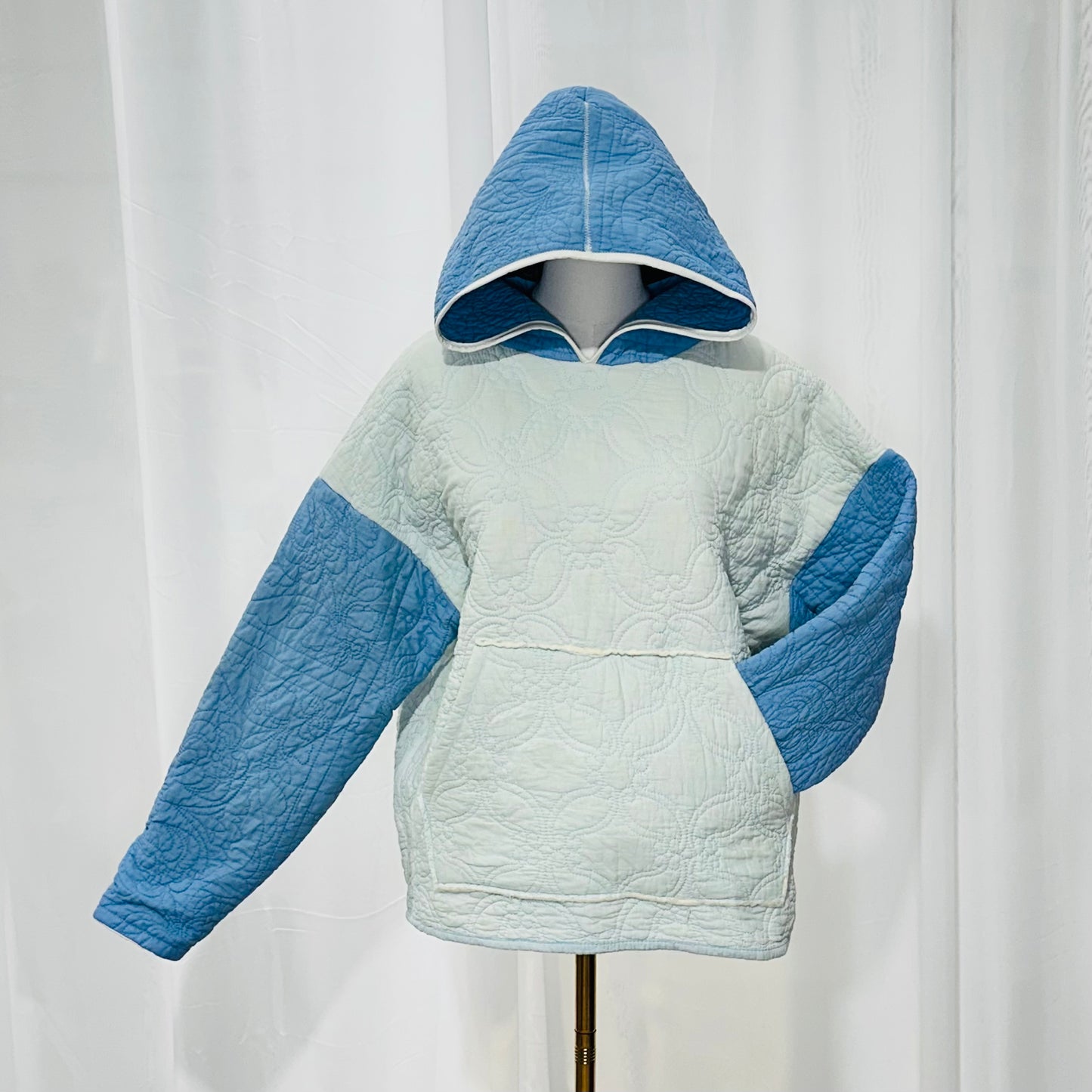 Blue Jersey Quiltoodie (S)