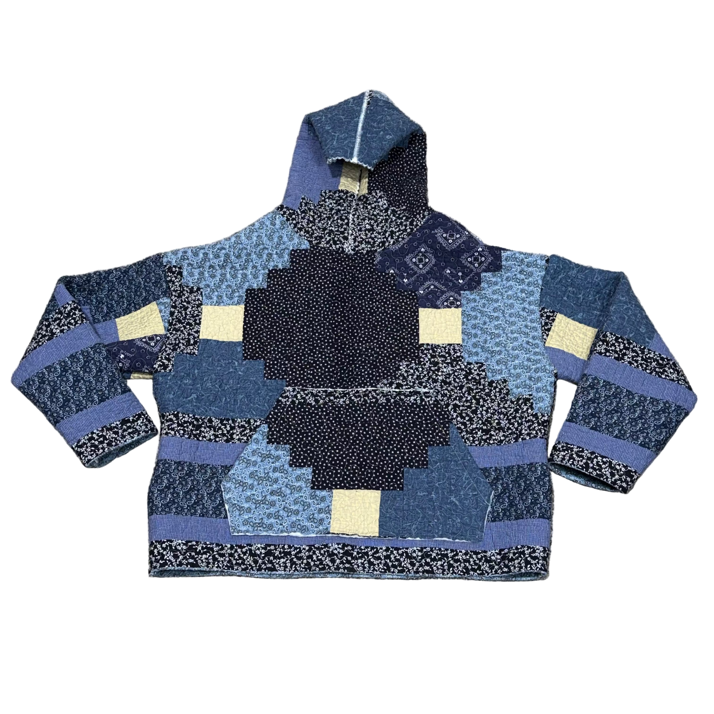 Blue Bandana Quiltoodie (M)