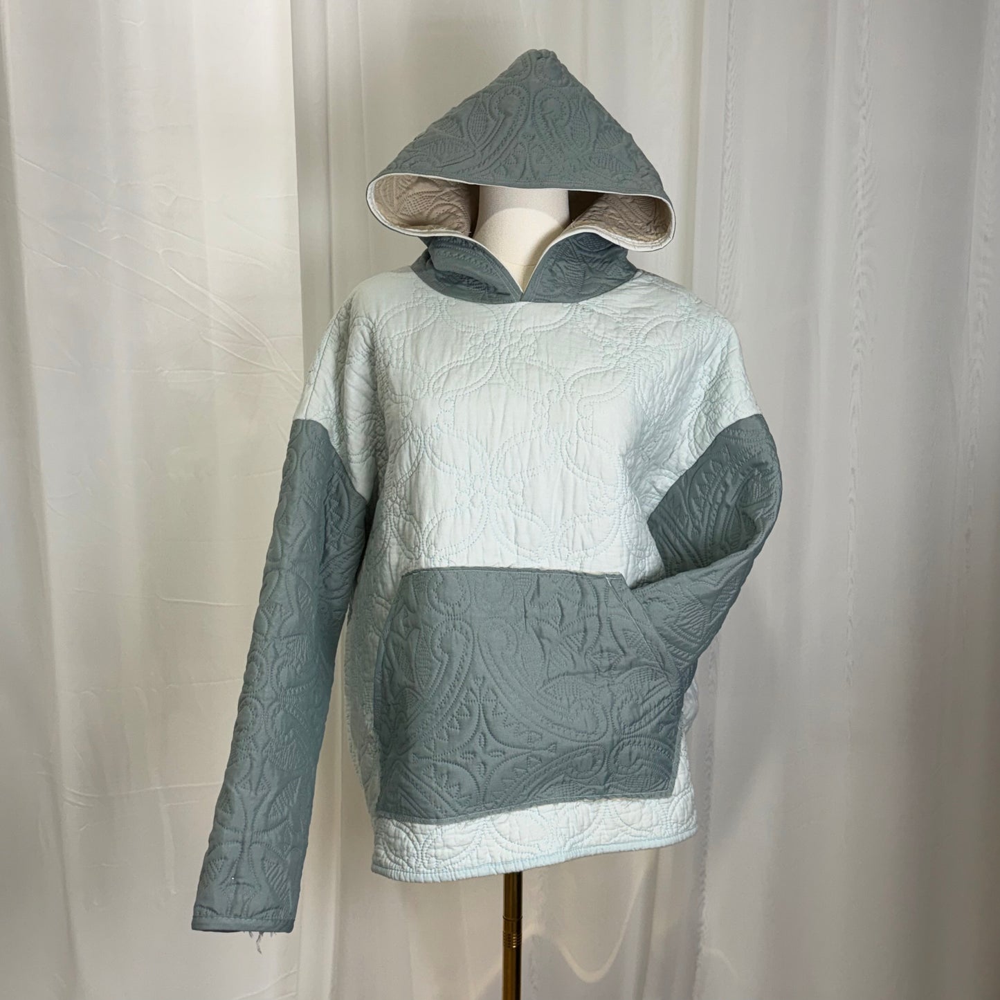 Mint Jersey Quiltoodie (M)