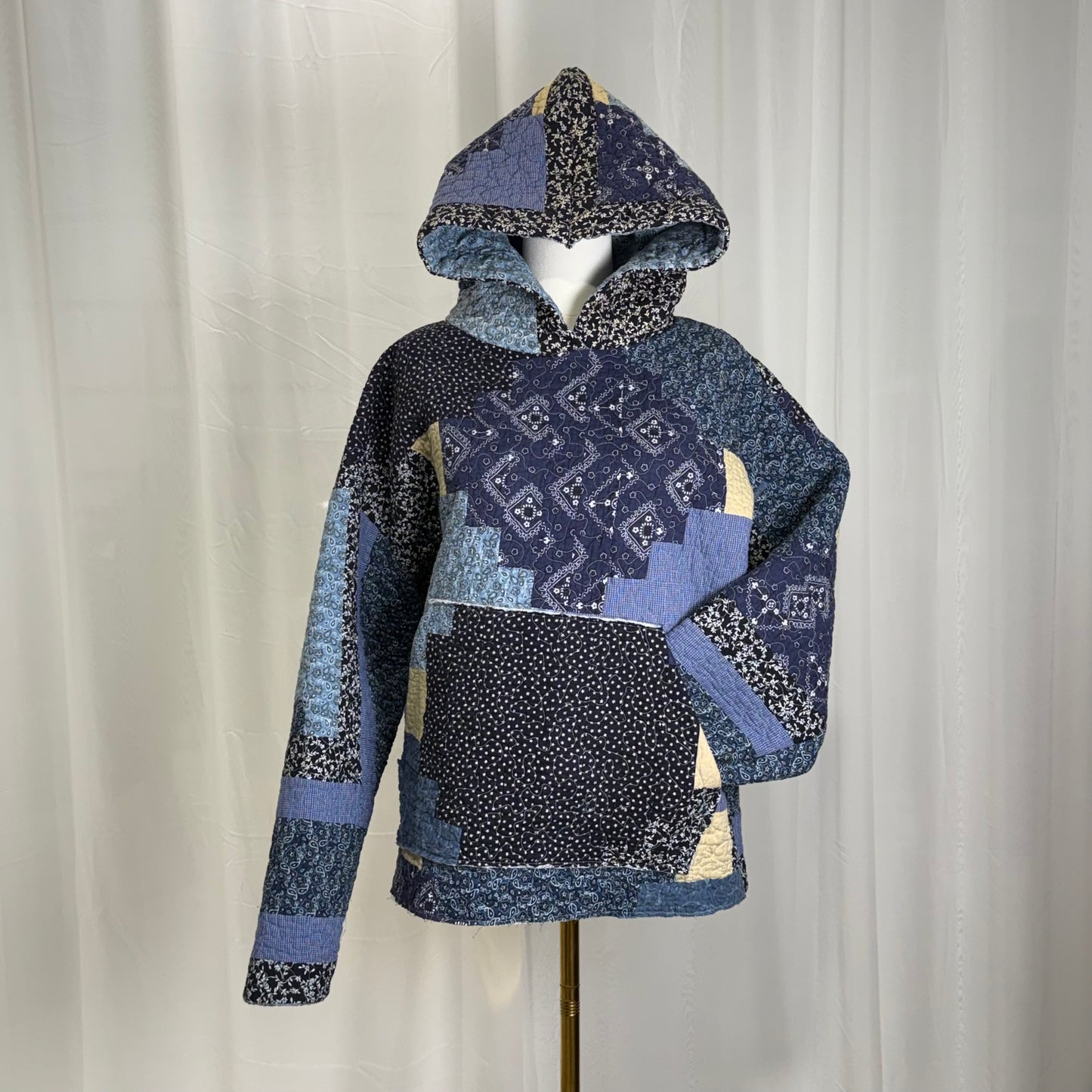 Blue Bandana Quiltoodie (S)