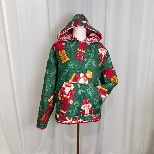Green Nutcracker Quiltoodie (L)