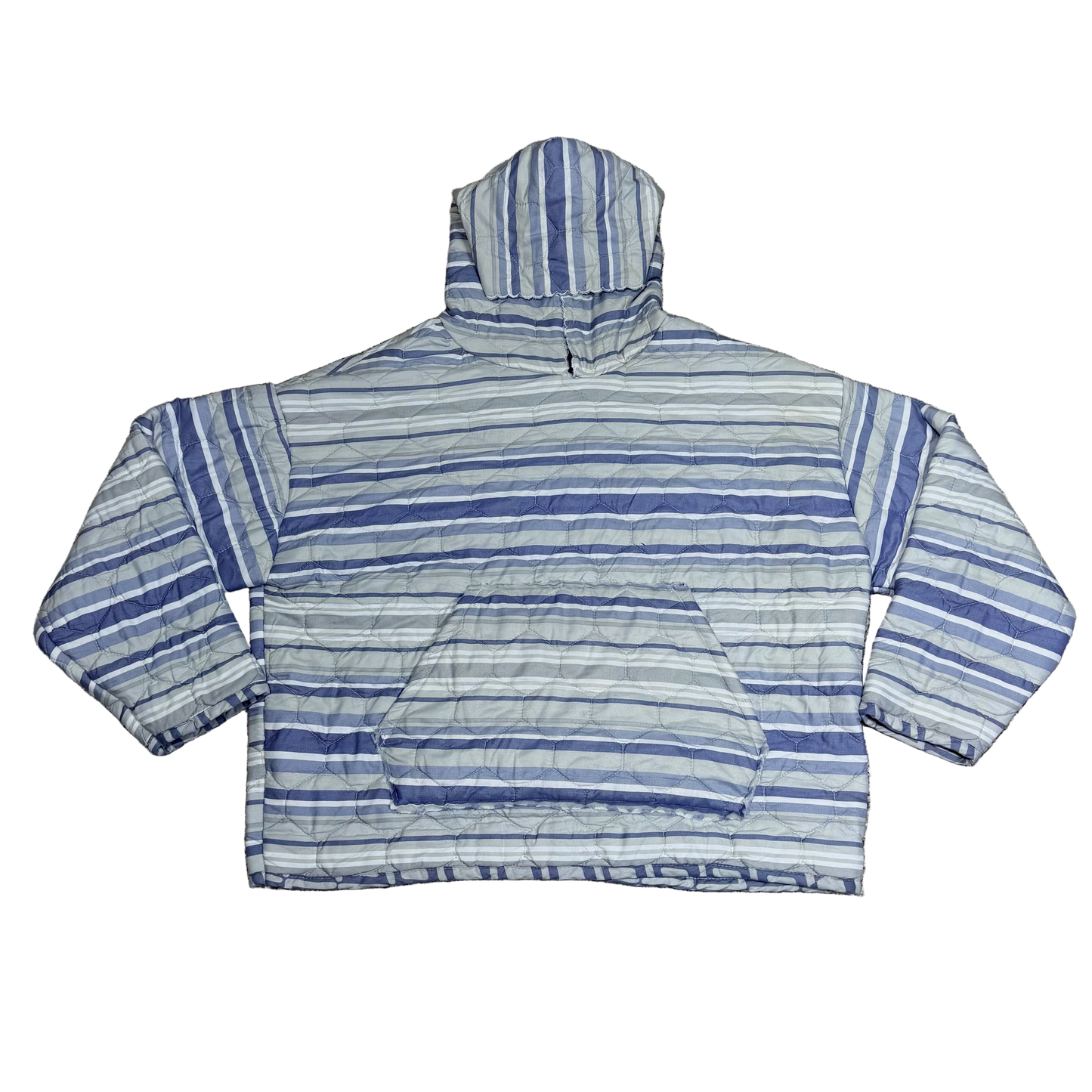 Gray Stripe Quiltoodie (XL)