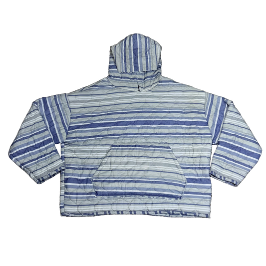 Gray Stripe Quiltoodie (XL)