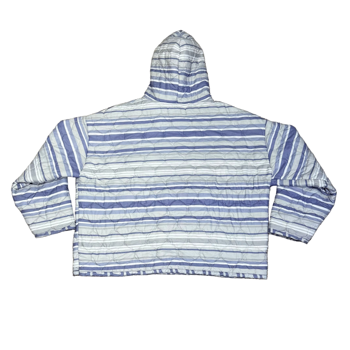 Gray Stripe Quiltoodie (XL)