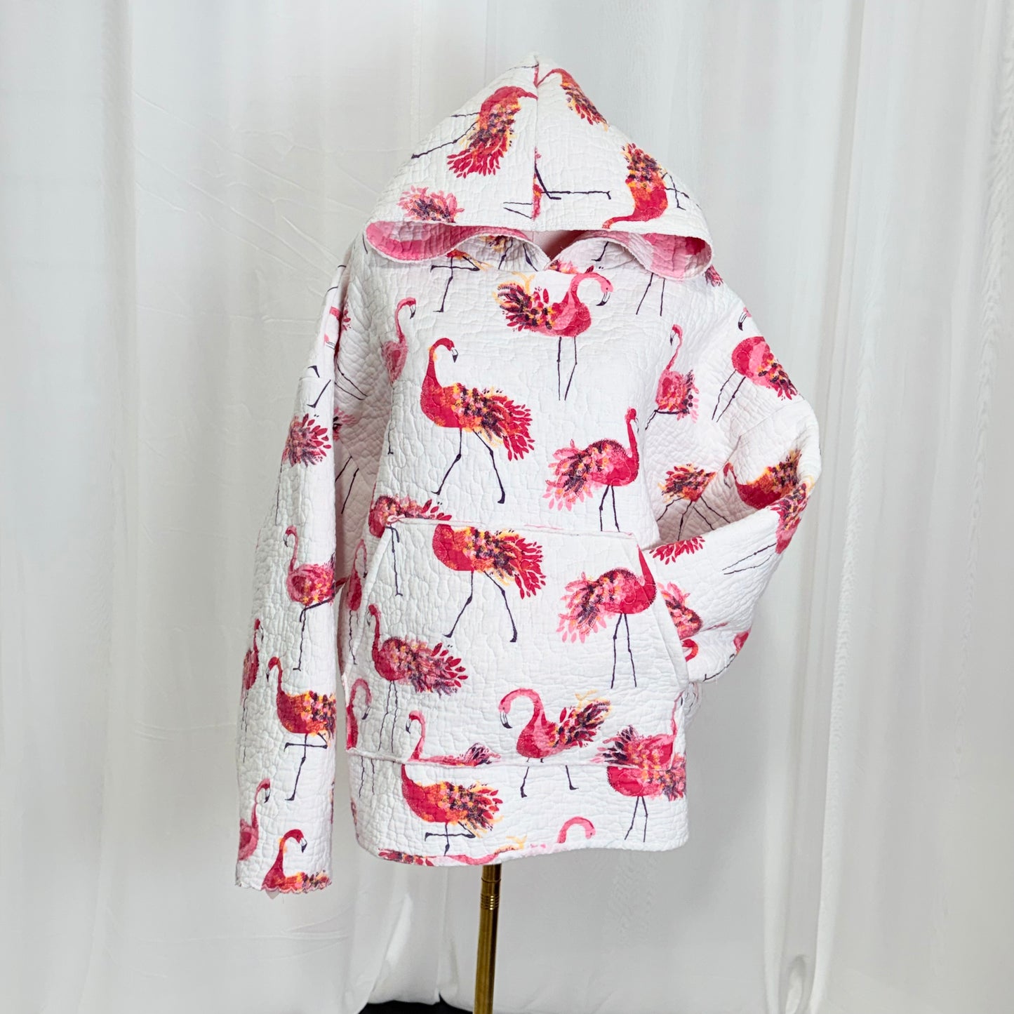 Pink Flamingos Quiltoodie (XL)