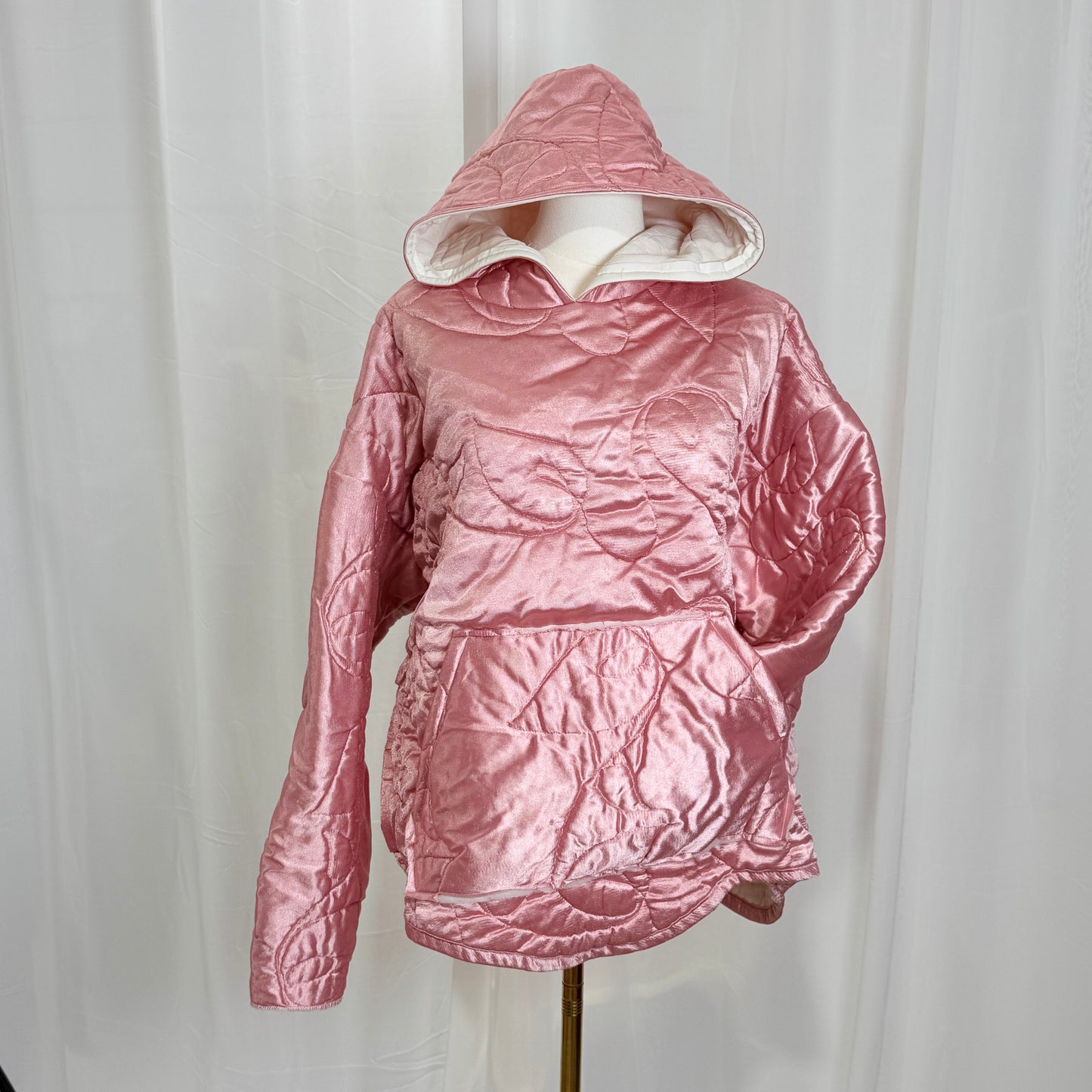 Pink Sparkle Quiltoodie (M)