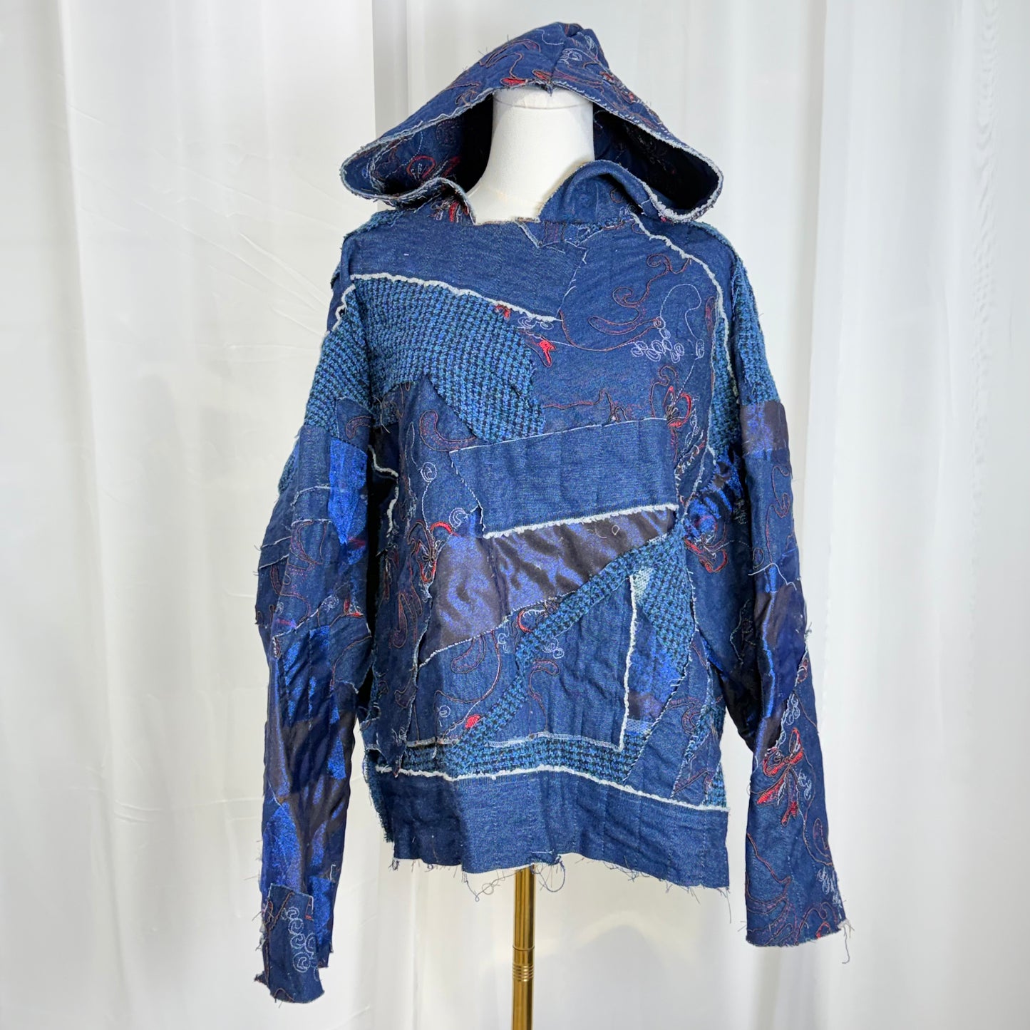 Denim Thrasher Quiltoodie (L)